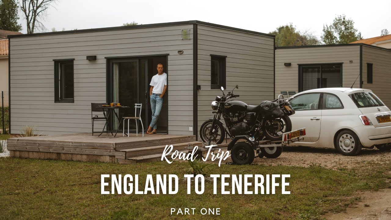Road Trip From England to Tenerife | 1,500 Miles With a Fiat on 177,000 Miles, towing a Motorbike!