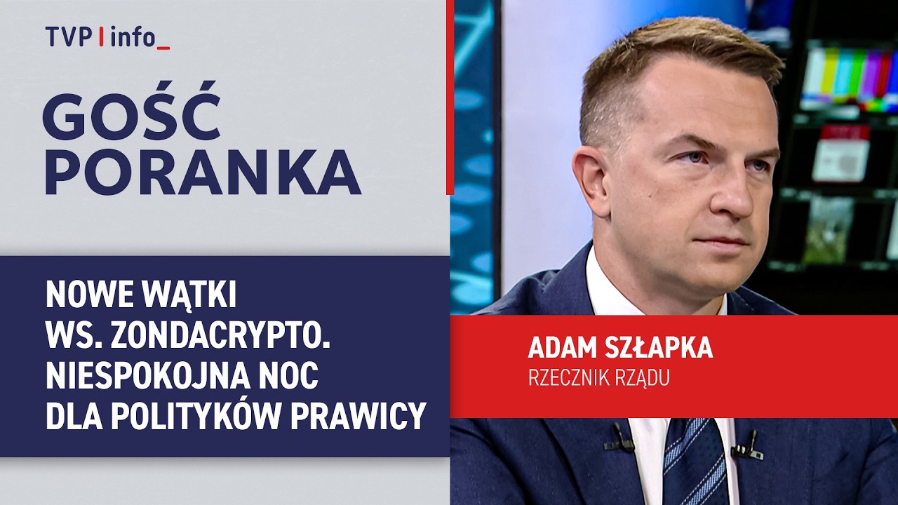 Adam Szłapka: New developments in the Zondacrypto case. A restless night for right-wing politicia...