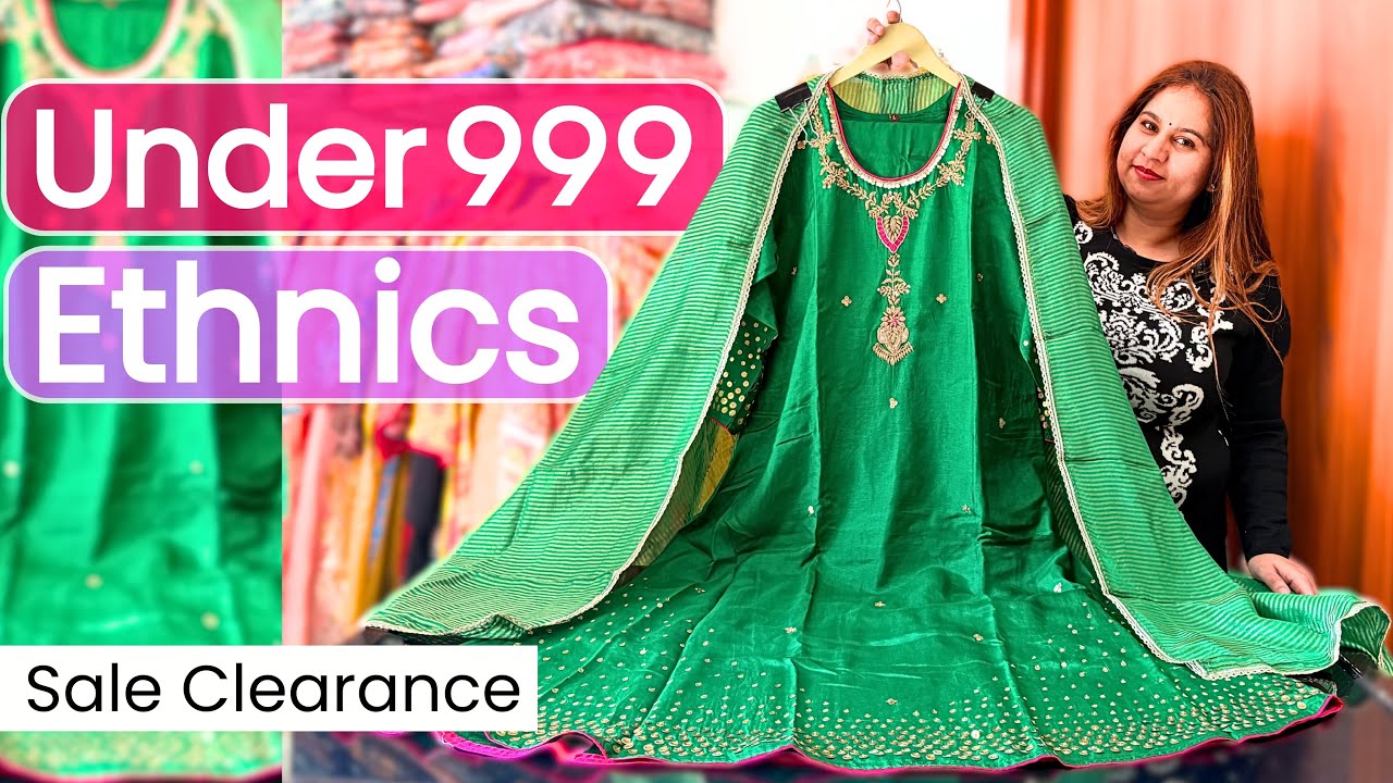 #sale Clearance | Muslin Suits, Cotton Suits Designer Anarkali, Party Wear & More!