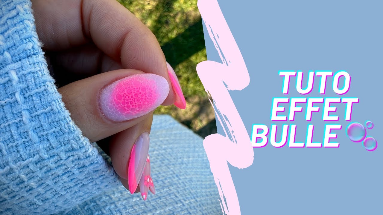 Tuto Nail Art | Effet Bulle Facile & Rapide 🫧