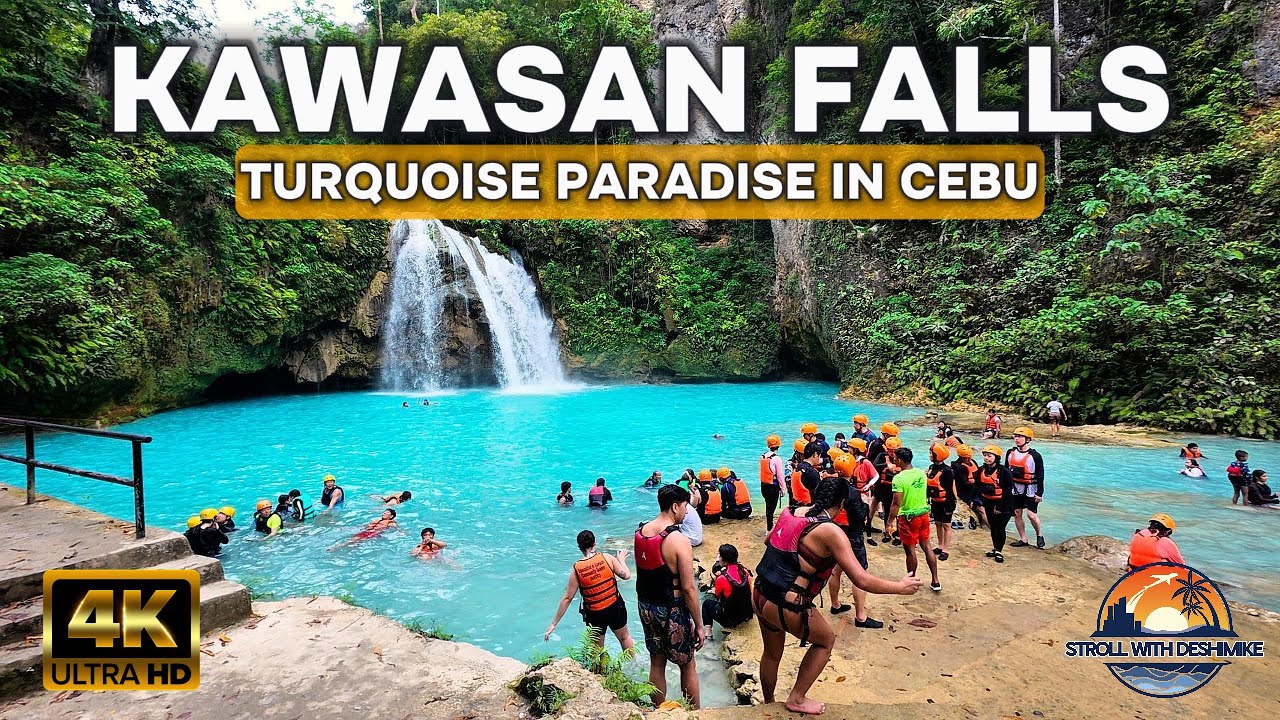 🌴 Exploring Cebu’s #1 Tourist Spot – Kawasan Falls!