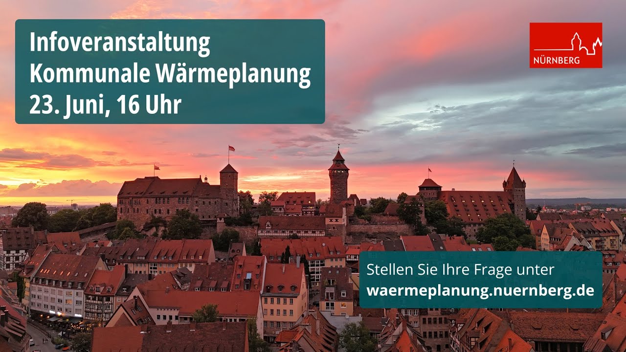 Infoveranstaltung zur kommunalen Wärmeplanung für Nürnberg