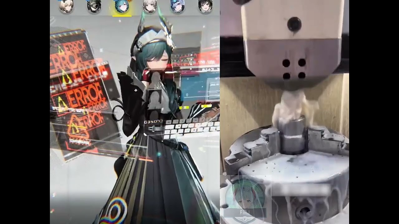Yvonne, Endministrator, Xaihi, Perlica (Arknight Endfield) ❗❗VS Pile Driver Pounding Meme🔥🔥