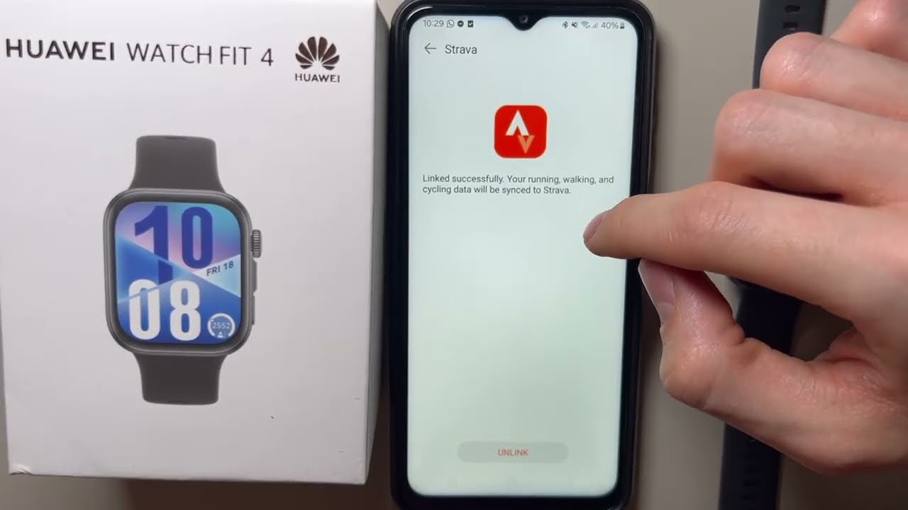 How to Connect Huawei Watch Fit 4 with Strava?