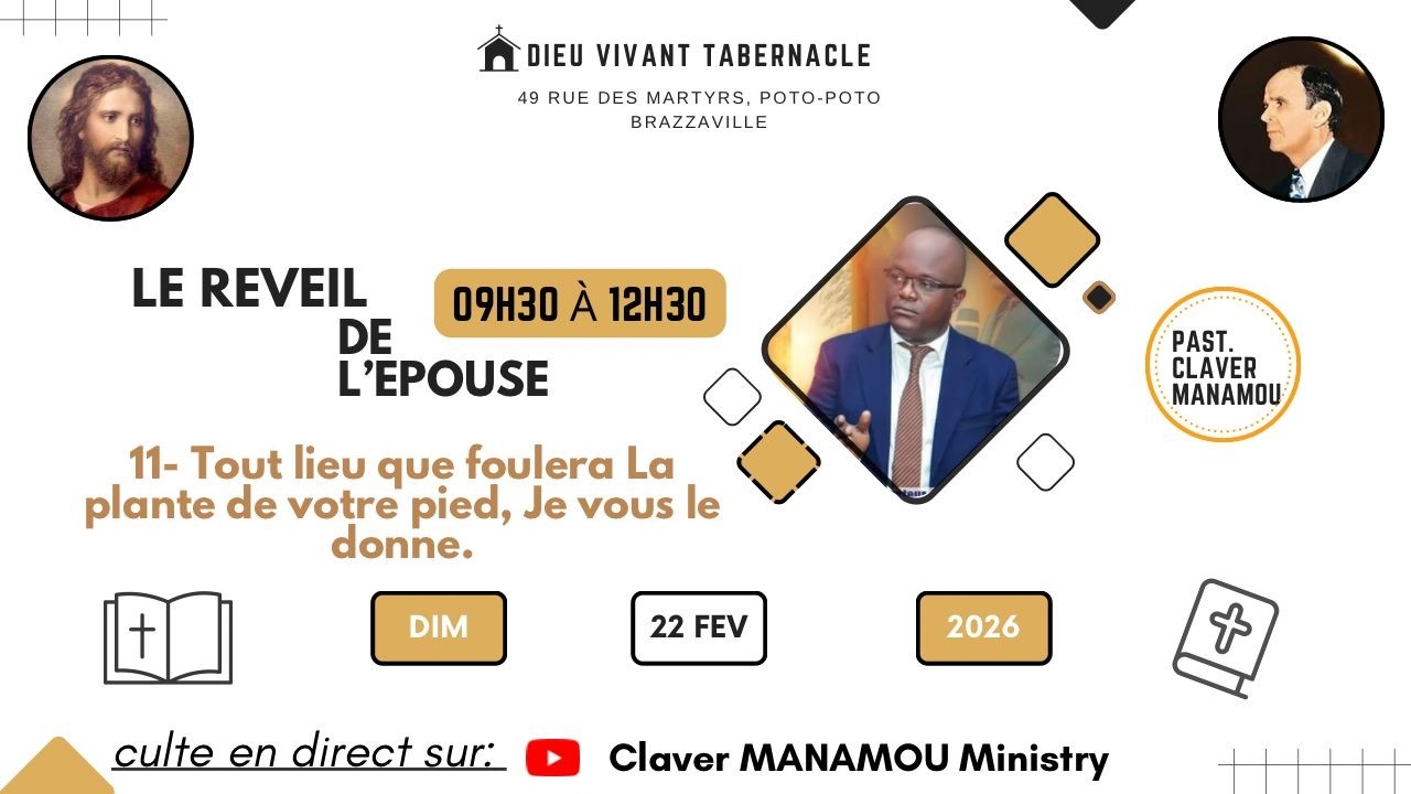 LE REVEIL DE L'EPOUSE | 11- Tout lieu que foulera la Plante de Votre Pied, Je vous le Donne.