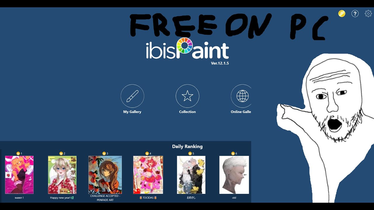 How to get free ibis paint pc