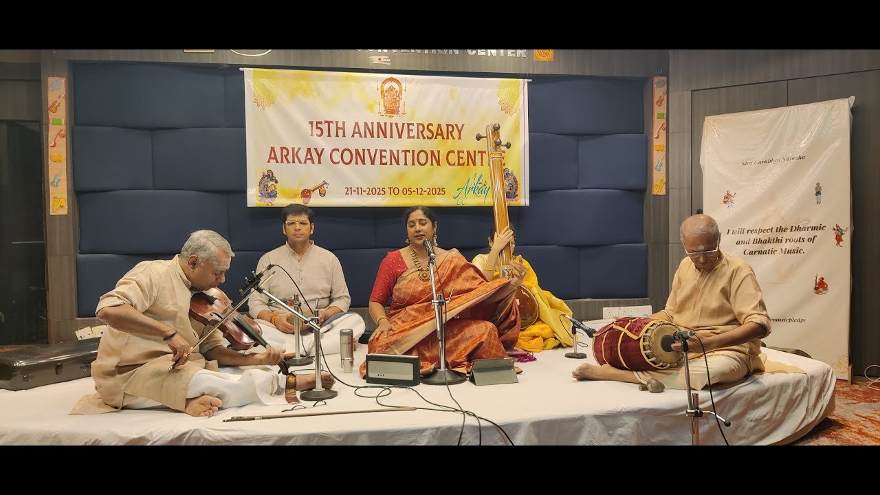 ACC's 15th Anniversary Concert  Madhuradhwani Nisha Rajagopalan Vocal