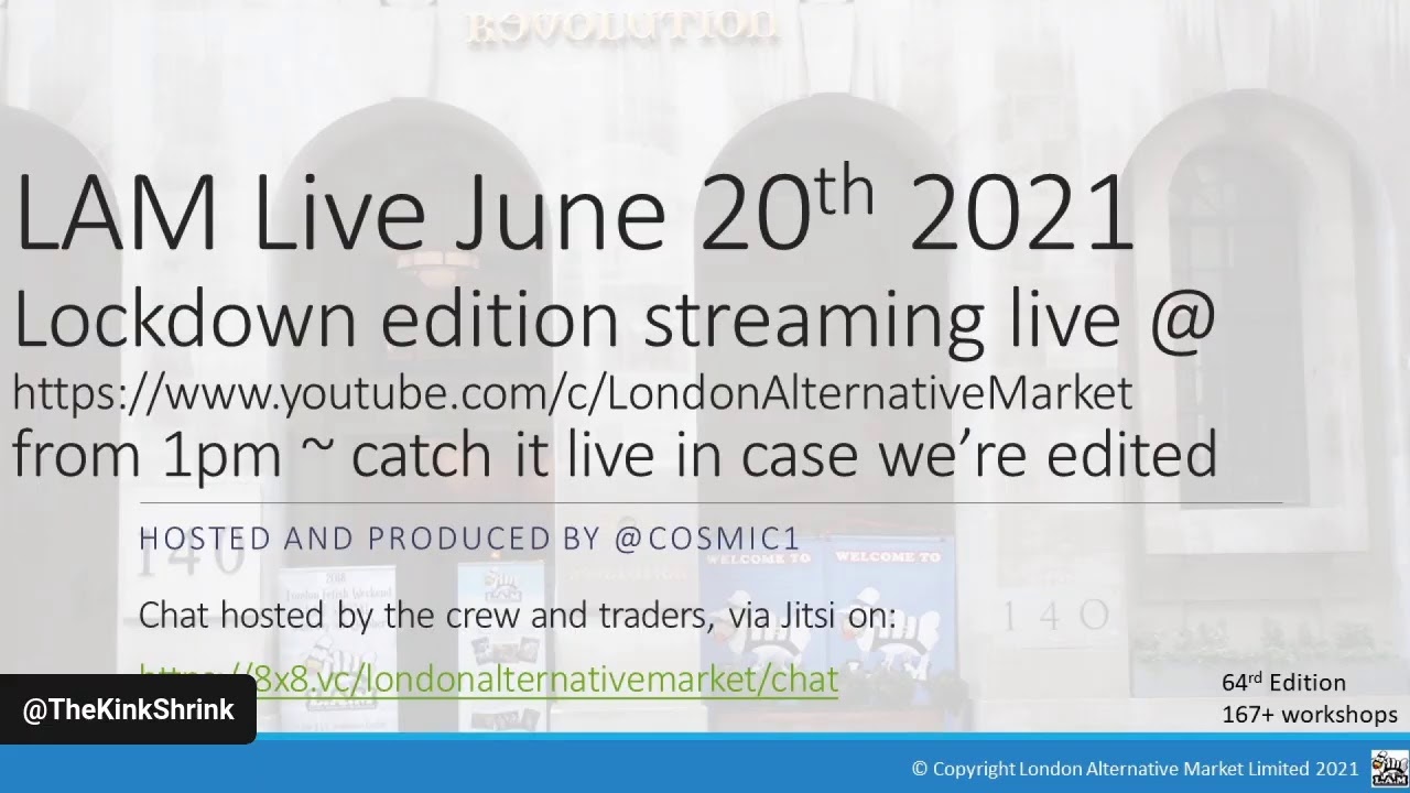 The Kink Shrink livestream via Melon, 7-8.30pm