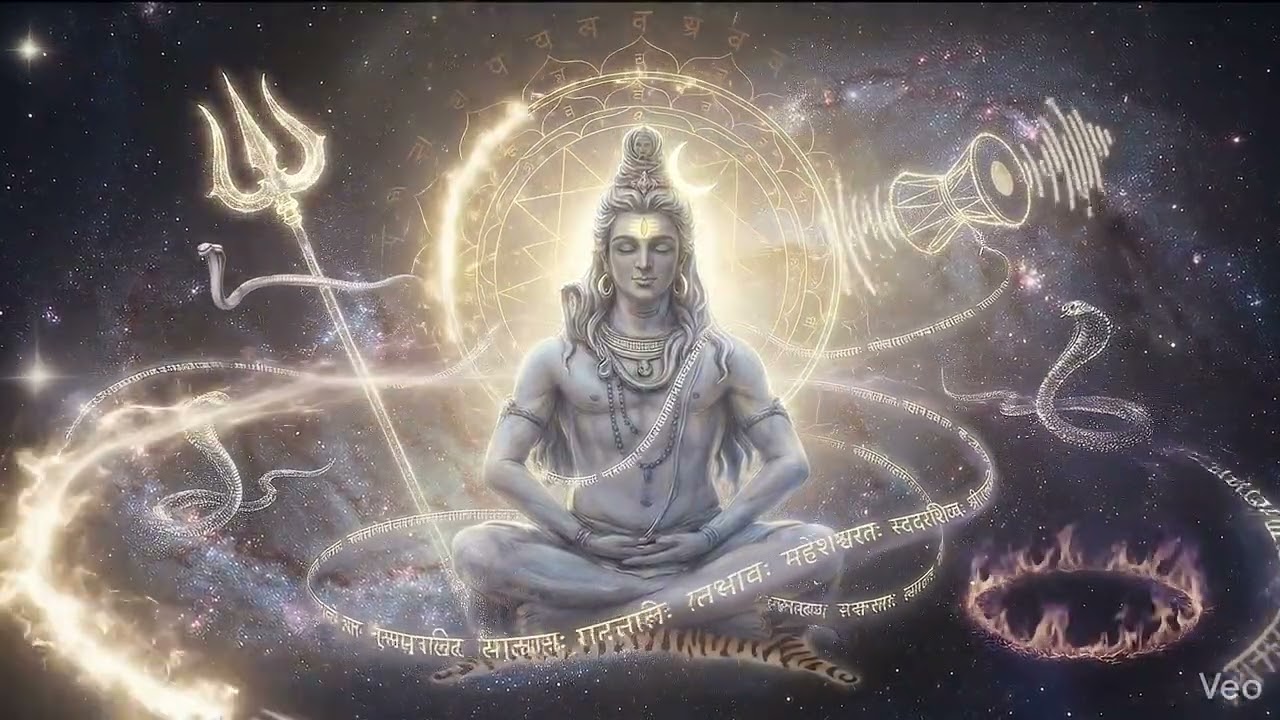108 Names of Lord Shiva | Shiva Purana Ashtottara Namavali | Divine Cosmic Chant