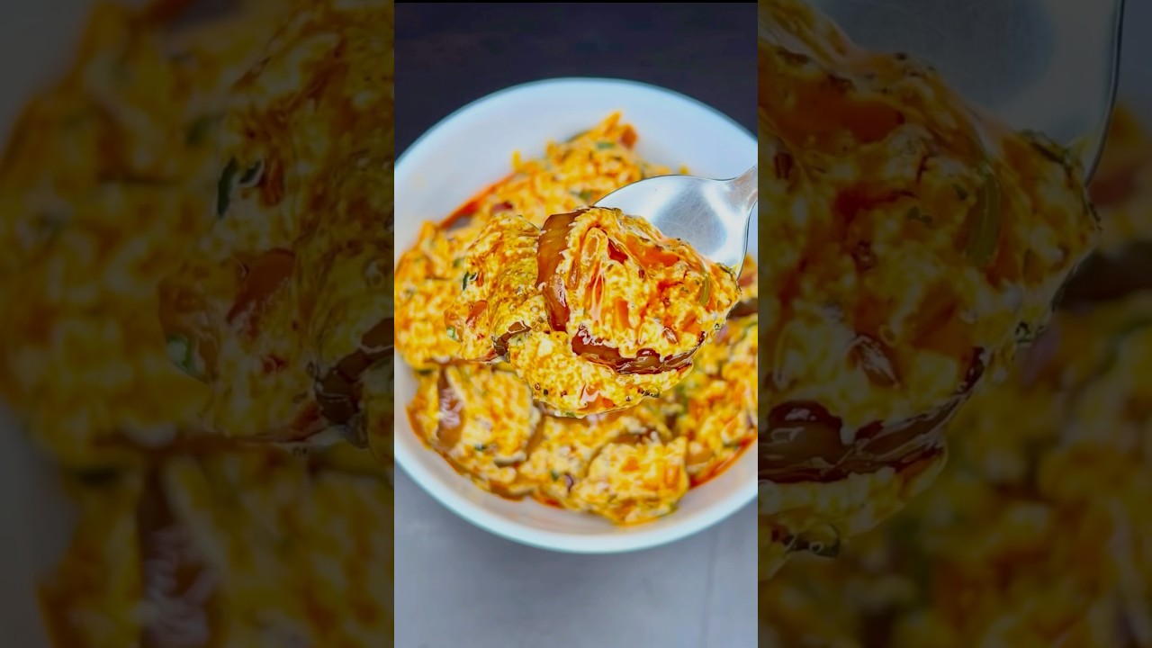Dahi Baingan 🍆 in Odiya style&hellip;.#asmr #youtubeshorts #dahibaingan #eggplant