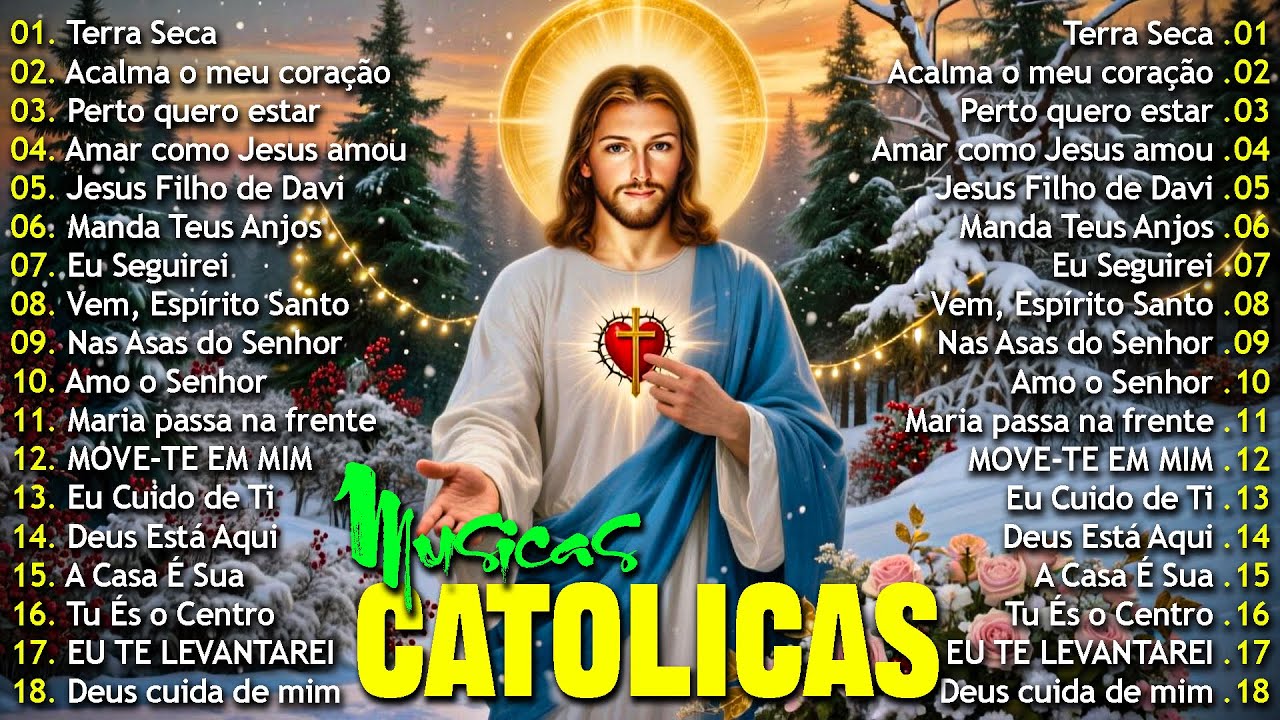 Acalma o meu coração | Encontre Paz na Jornada Espiritual com Músicas Católicas Profundas 🌿🕊️