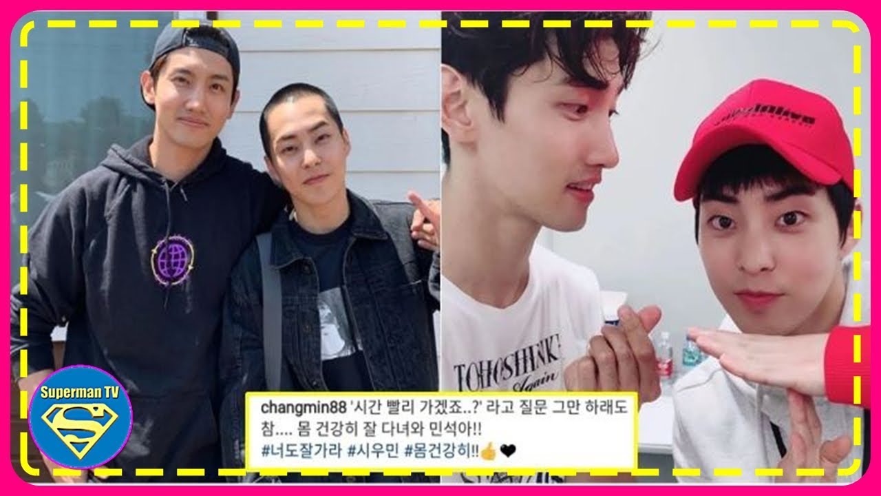 It Was TVXQ’s Max Changmin Who Dropped off EXO’s Xiumin at the Military