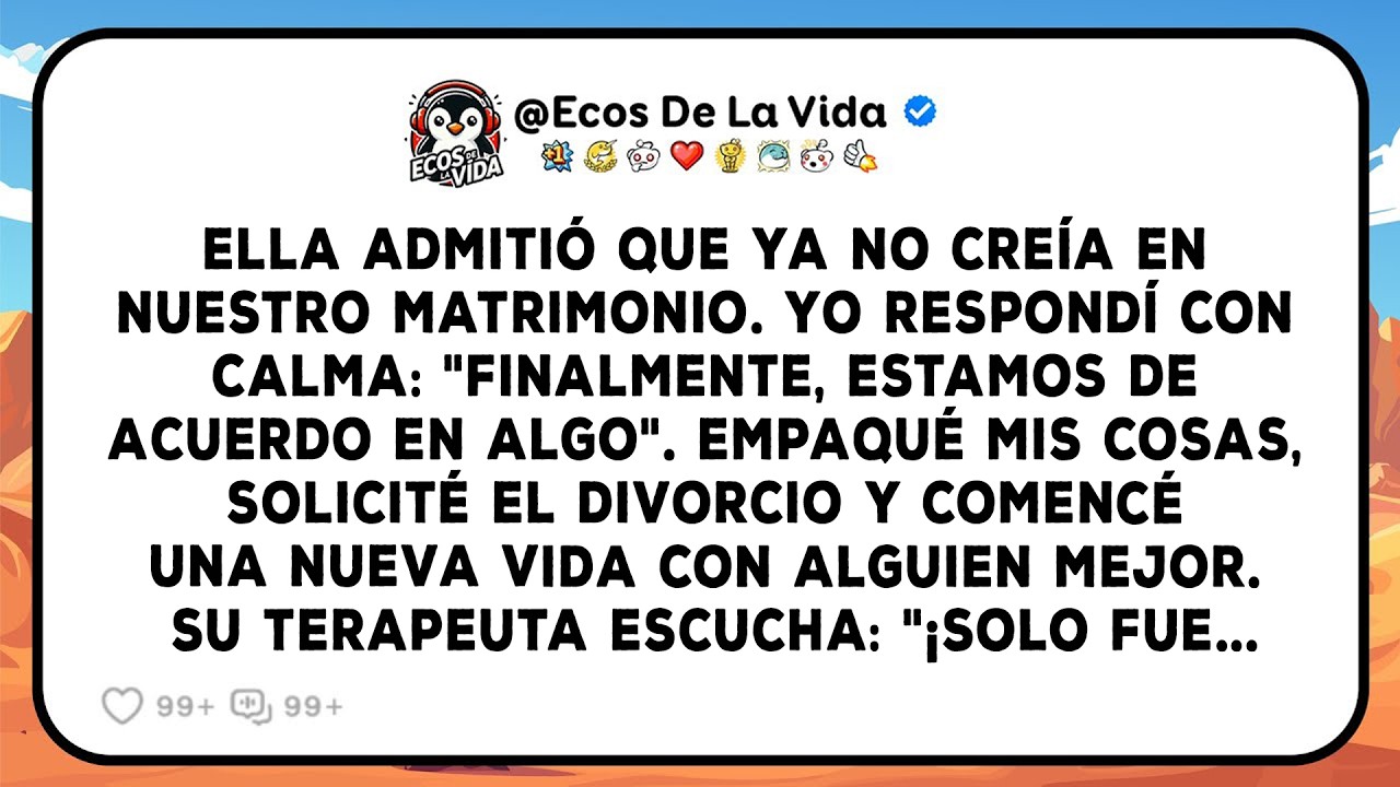 Ella Dijo Que Ya No Creía En Nuestro Matrimonio, Así Que Me Fui En Silencio, Y La Vida Le...