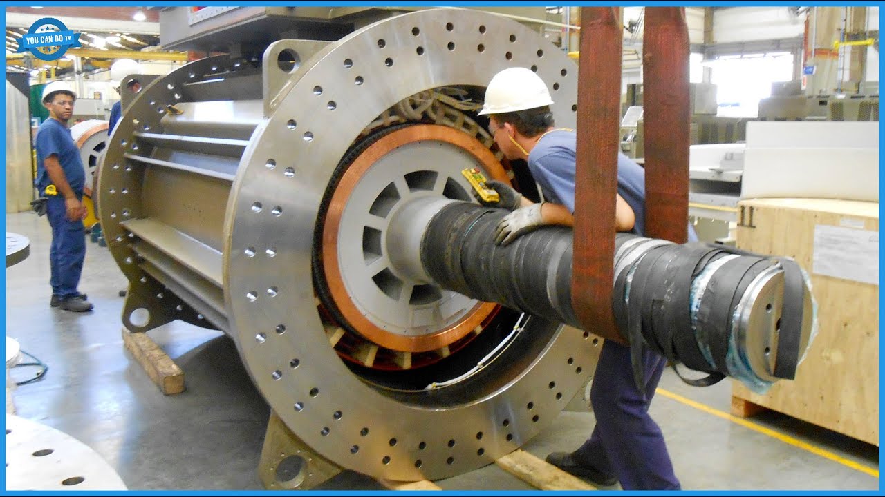 GIANT MOTOR. Automatic Electric AC Motor Assembly Line. Cable & Electrical Motor Recycling Solution