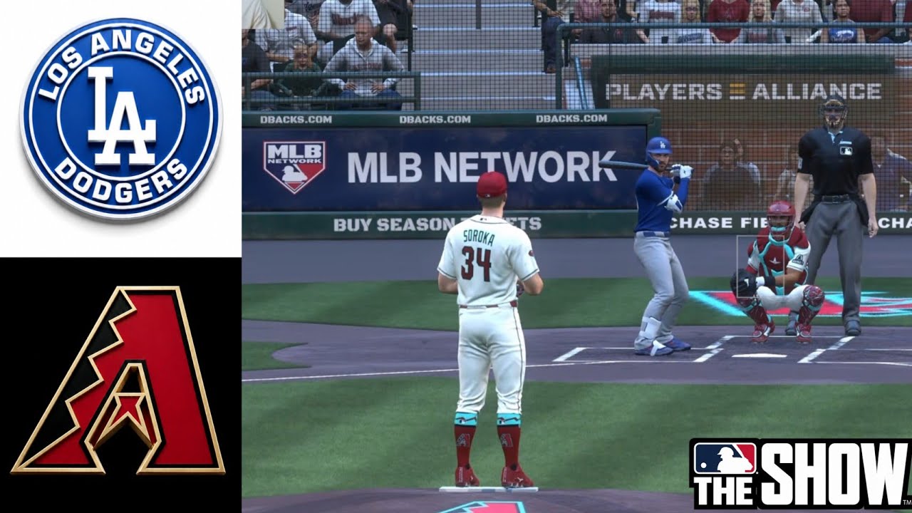 🔴 ПРЯМАЯ ТРАНСЛЯЦИЯ: Los Angeles Dodgers против Arizona Diamondbacks СИМУЛЯЦИЯ | 4 июня ПОЛНАЯ ИГ...