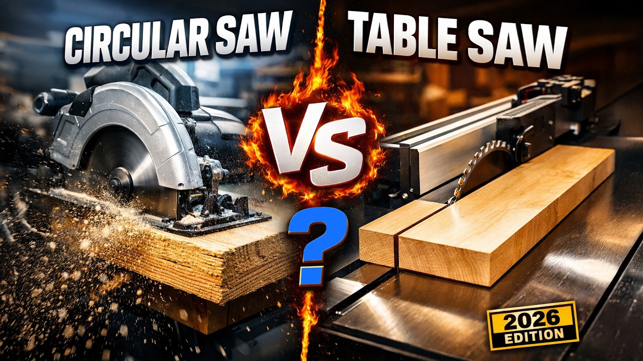 Circular Saw vs Table Saw: Which One Should You Buy FIRST in 2026?