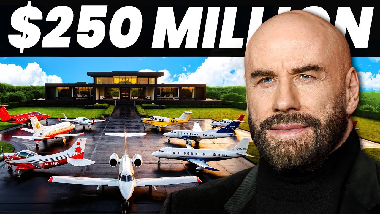 Inside John Travolta's PRIVATE Airplane Collection
