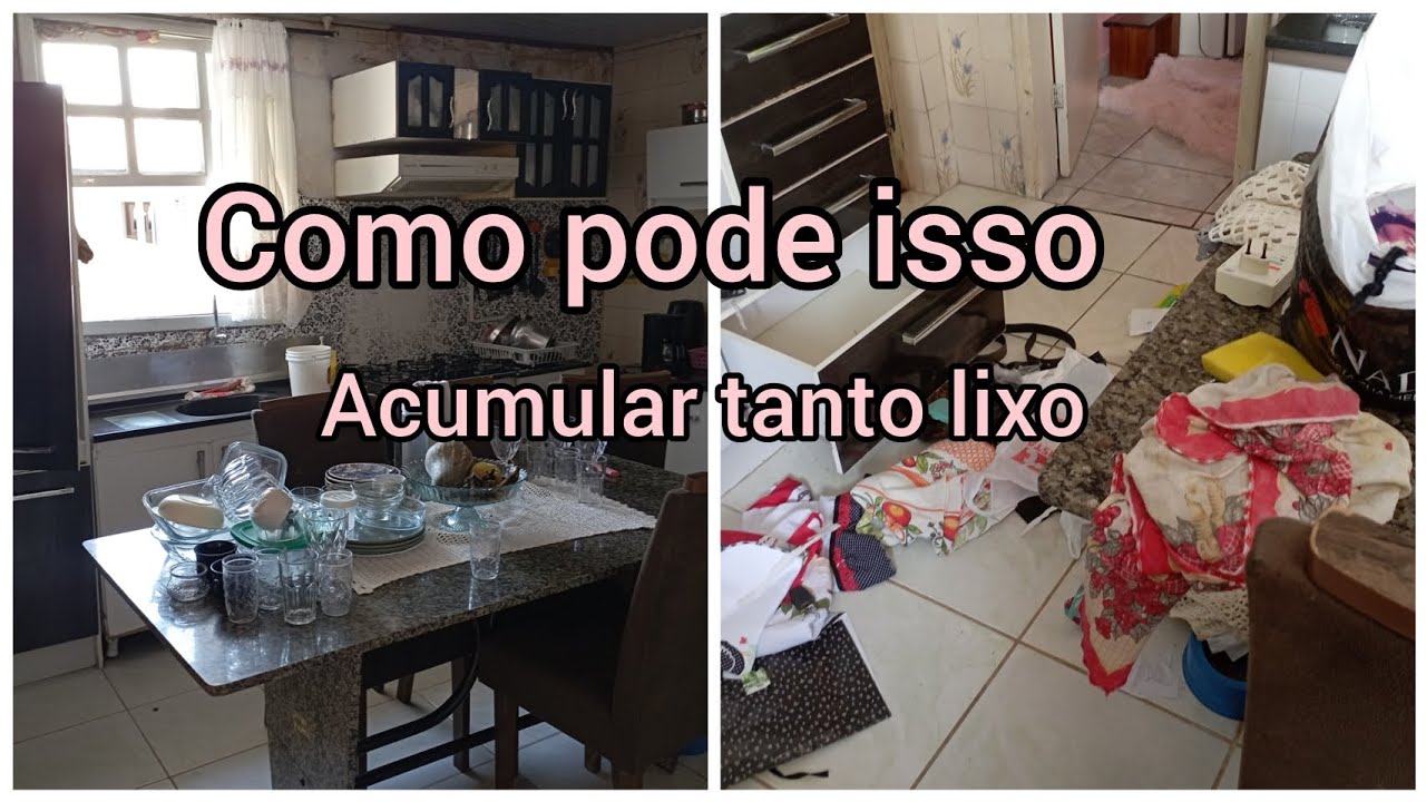 Tirando o acúmulo de lixo que minha filha junta /fora bagunça 