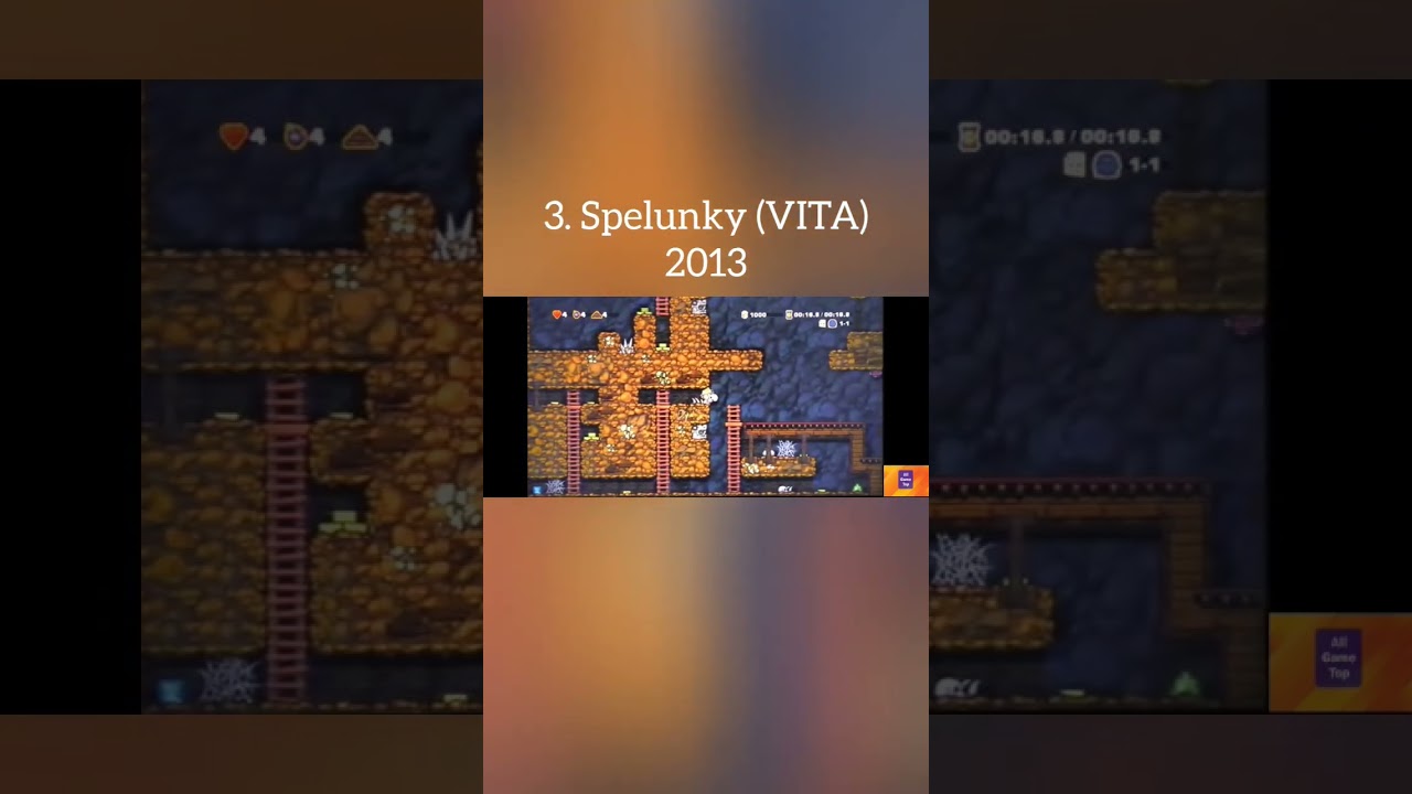 Top 5 best games for PS Vita #games #psvita #littlebigplanet #rayman #spelunky #velocity #p4g