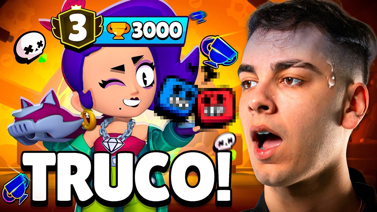 USA ESTE TRUCO PARA SUBIR BRAWLERS A +3000 TROFEOS !!