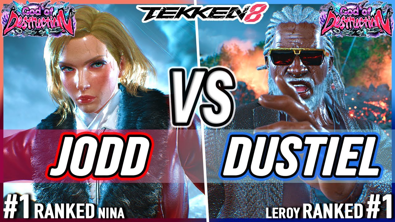 T8 🔥 Jodd (#1 Ranked Nina) vs Dustiel (#1 Ranked Leroy) 🔥 Tekken 8