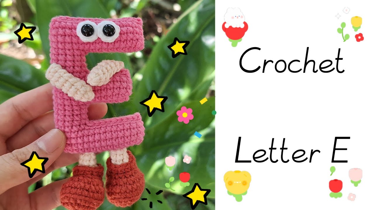 Cách móc chữ E/ móc chữ cái/ crochet