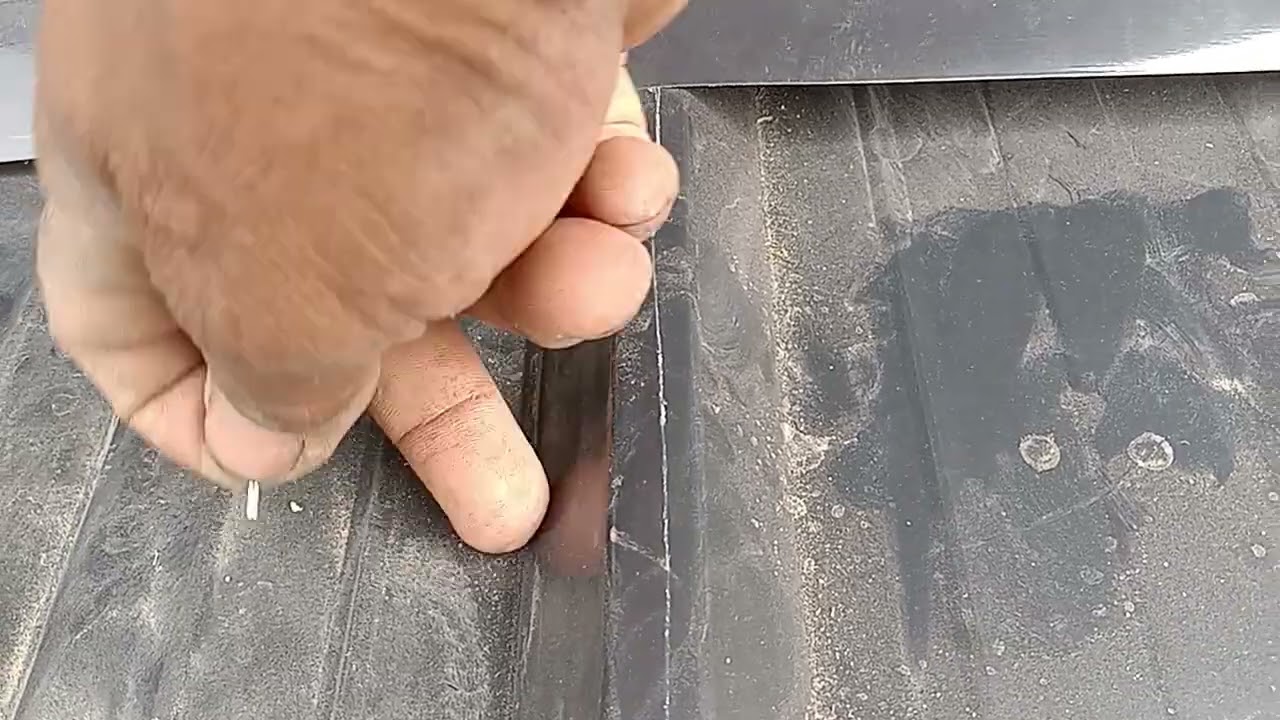 Paano mag cut ng wall flashing na walang ritaso