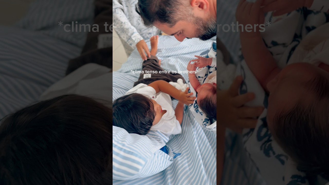 Primeiro encontro de irm&atilde;os! Efraim conhecendo Francisco - Fabiola Melo