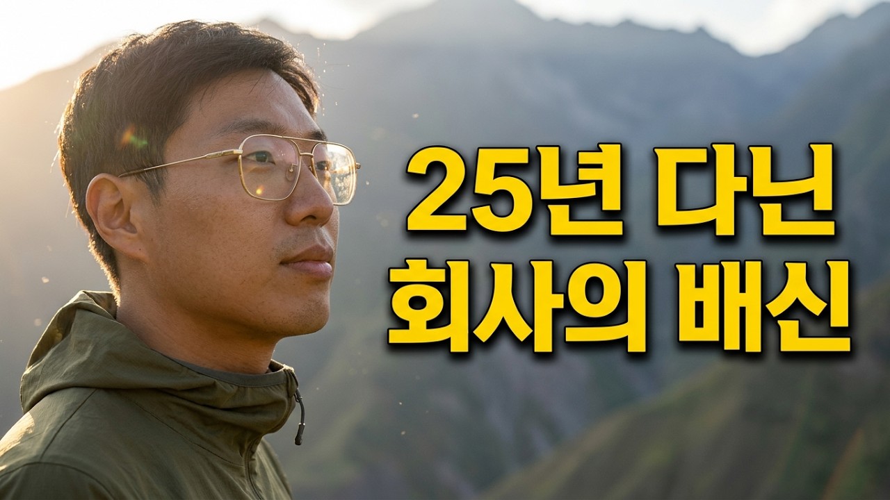 대기업/외국계 기업만 25년 동안 다녔지만 결국엔...