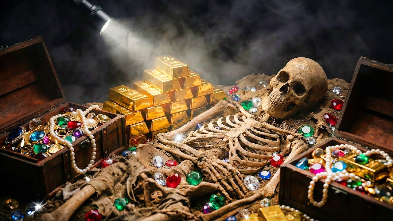 Exploring a Pharaoh Tomb Sealed for 4,500 Years With Endless Gold#treasure hunter