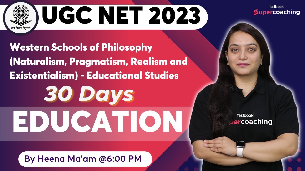 UGC NET 2023 | Western Schools of Philosophy Educational Studies NET JRF 2023 | 30 Days| Heena Ma'am
