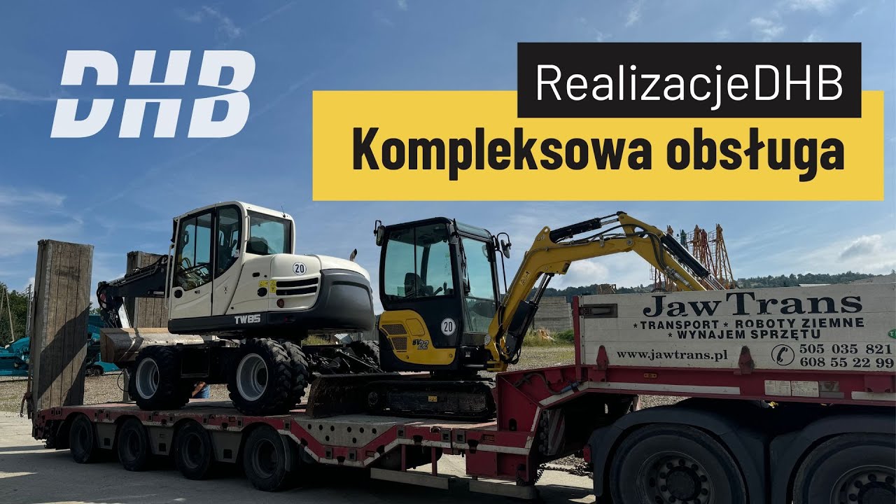 Terex TW 85 i Yanmar SV 22 - Realizacje DHB
