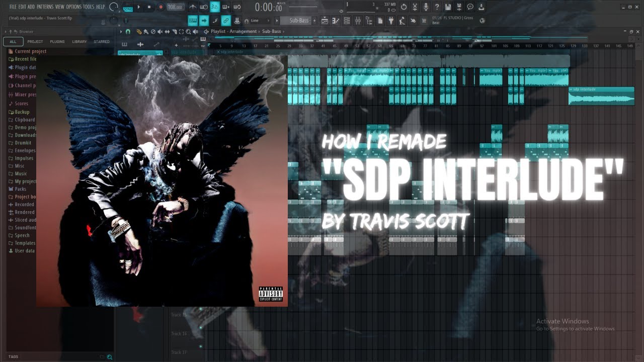 How I remade 'sdp interlude' by Travis Scott | 94% Accurate