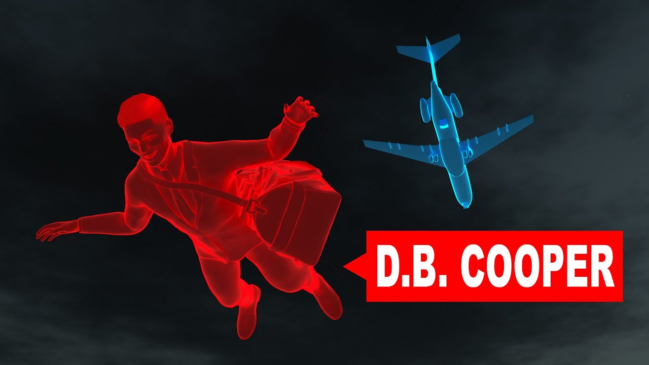 L'Uomo Che Rubò 200.000$ e Saltò Da Un Aereo Svanendo Nel Nulla | Il Caso D.B. Cooper