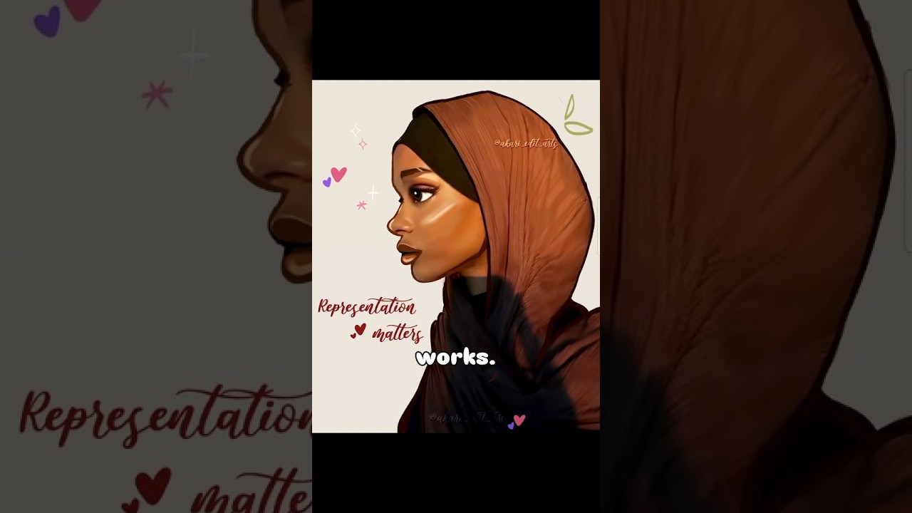 redrawing racist art while explaining how islamophobic racism works #art #illustration #portrait