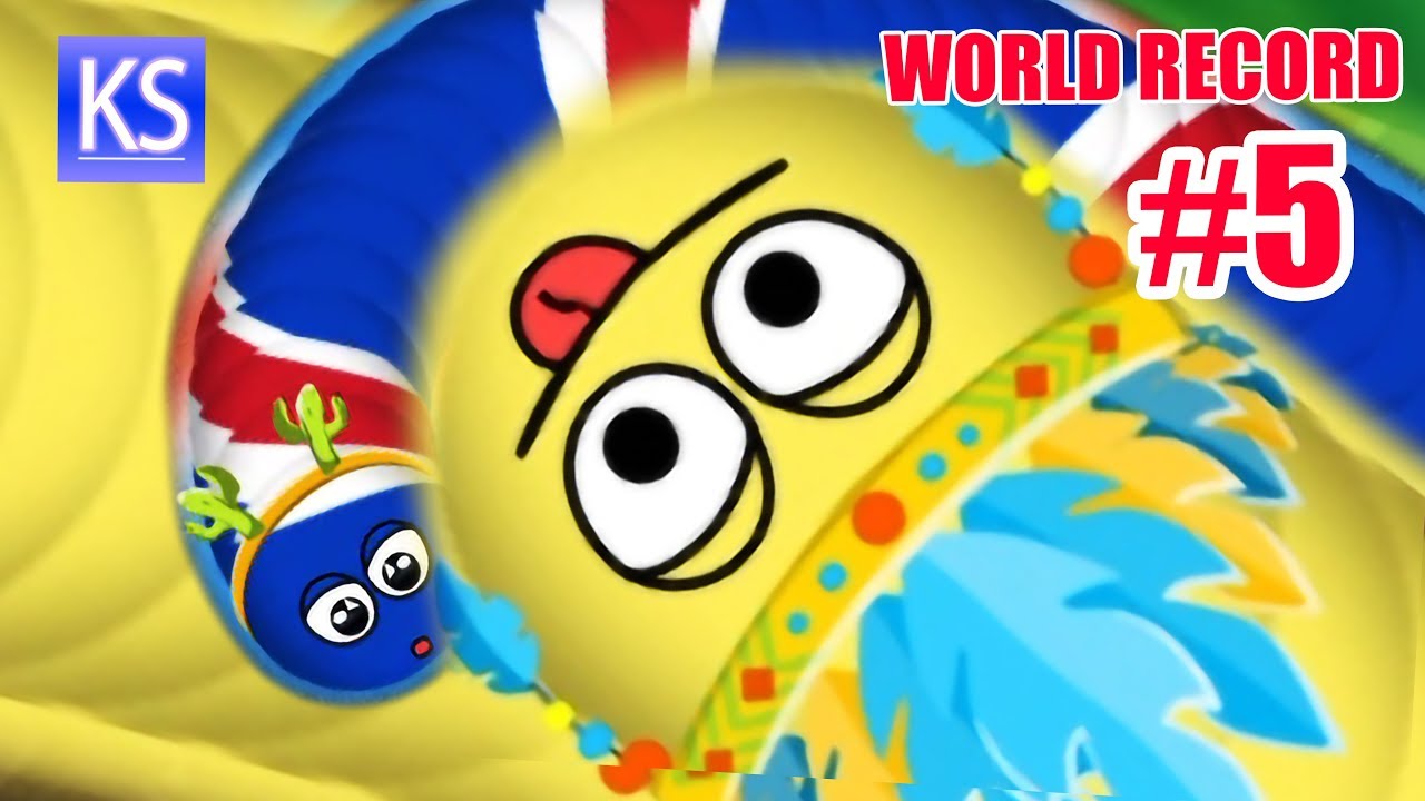 Wormate.io Tiny Wormateio Trolling Never Mess World Record No #5 Best Gameplay Moments