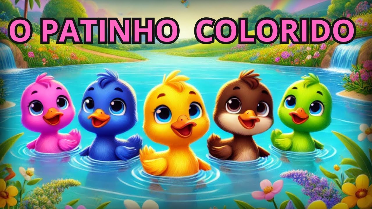 🦆🎶 O Patinho Colorido 🐤 | M&uacute;sica Infantil Educativa Sobre as Cores | Turminha da Alegria