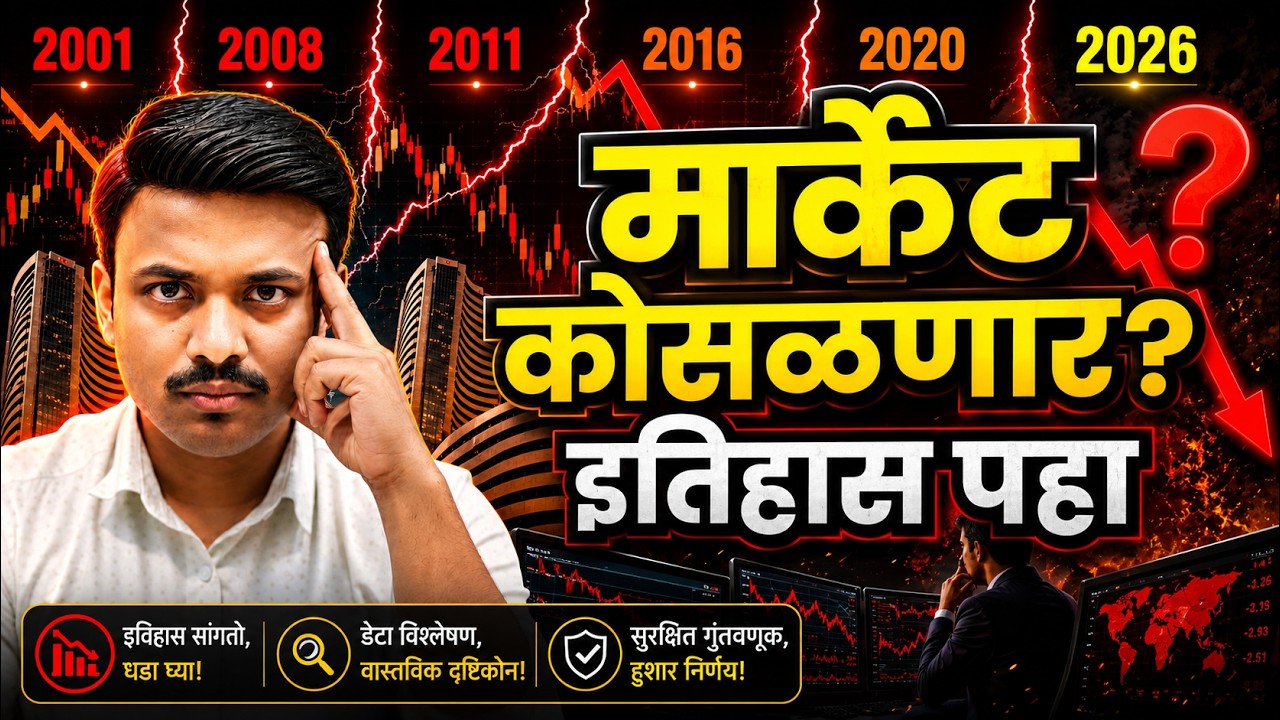 मार्केट कोसळणार? इतिहास पहा | Sanket Awate