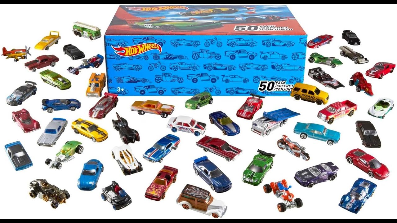 🏎️ 🤩 Amazon Hot Wheels Set of 50 car pack 2024 (Unboxing)