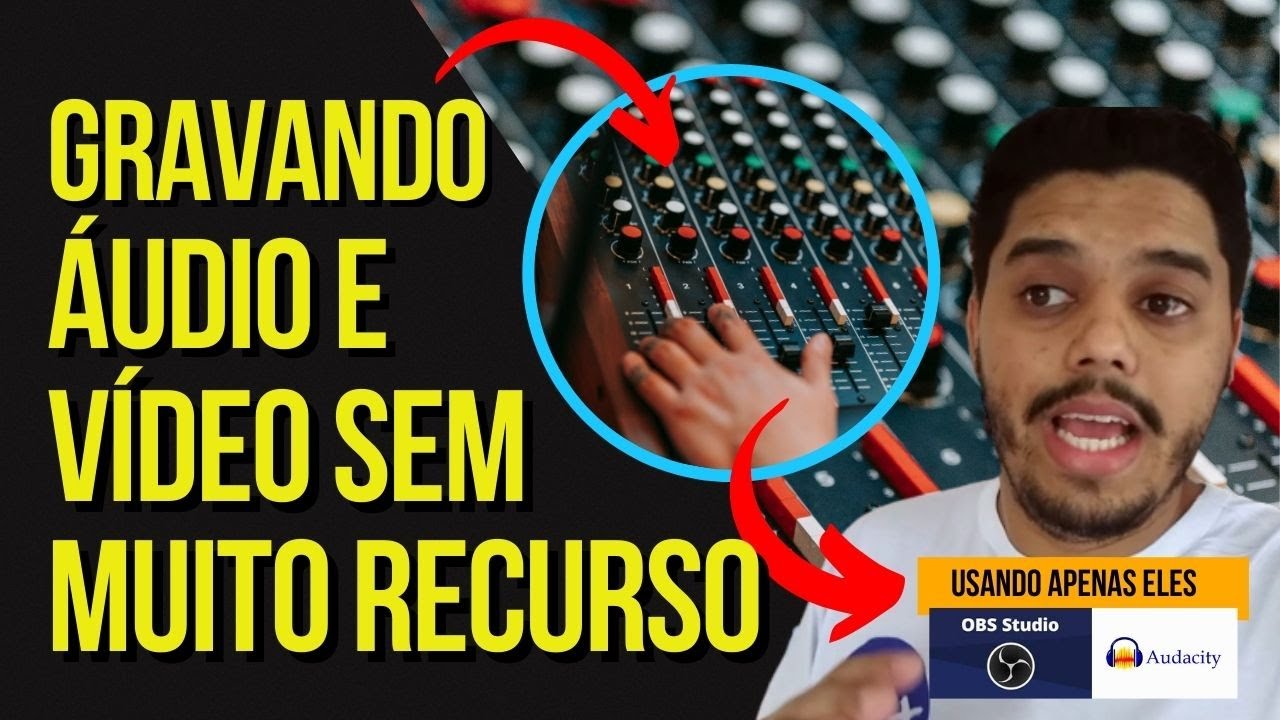 GRAVAÇÃO DE CULTO COM ÁUDIO E VÍDEO SEPARADOS [[ OBS + AUDACITY ]] -TUTORIAL COMPLETO.