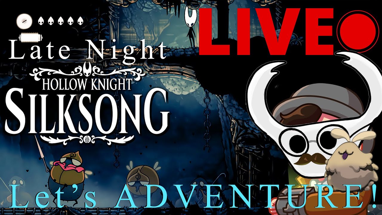 WE MUST FREE THE FLEA! Late Night Hollow Knight: Silksong Part 9 LIVE