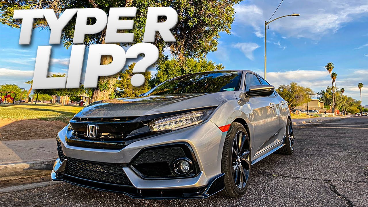 Project Daily [Ep.27] 2017 Honda Civic Sport Touring Type R Style Front Lip Install