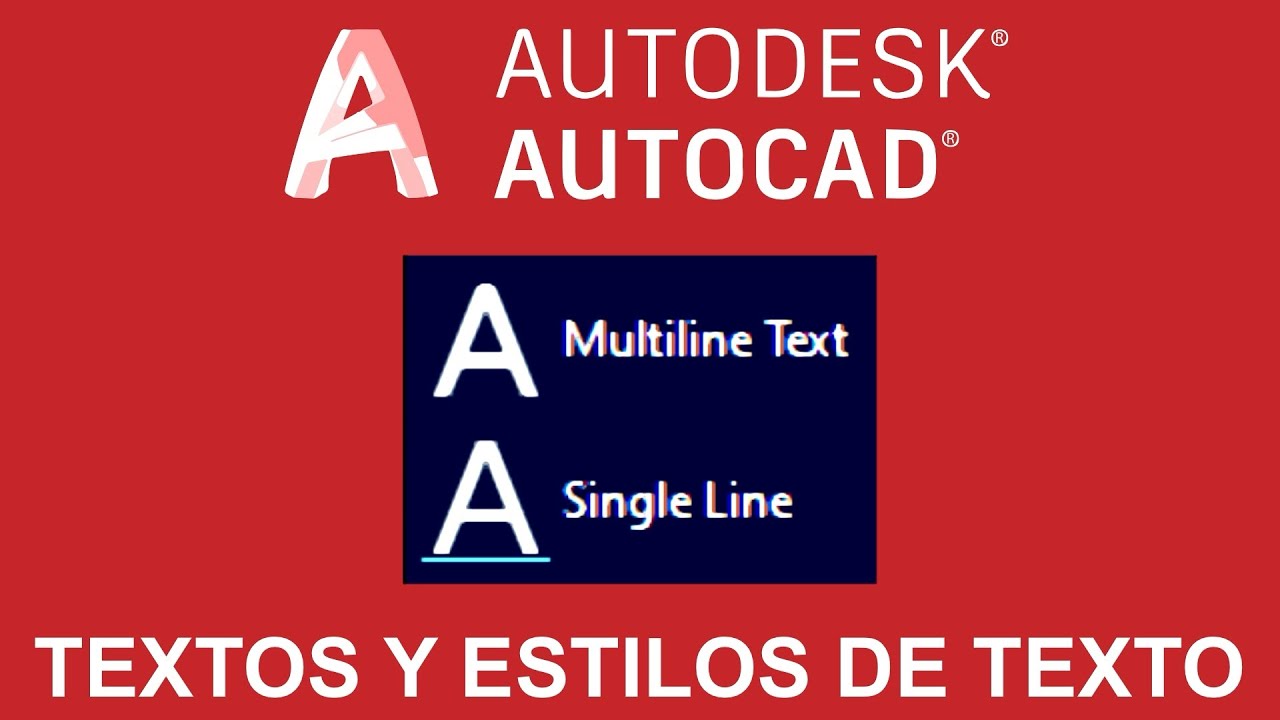 AutoCAD textos y estilos de texto | Proyecto arquitectónico paso a paso #9
