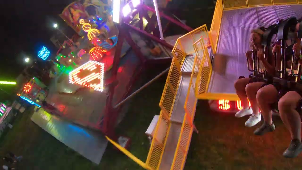 Lunapark Josef Pech - karuzela Superman on ride 4 (Looper) Rewal 2024