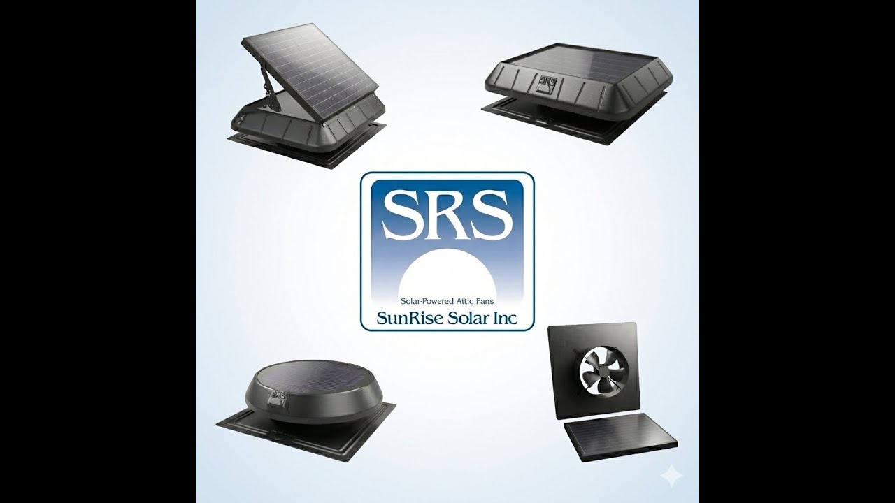 SunRise Solar Attic Fans - Made in the USA