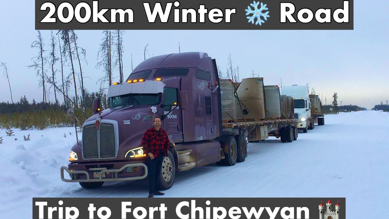 Road to Fort Chipewyan AB. 🥶