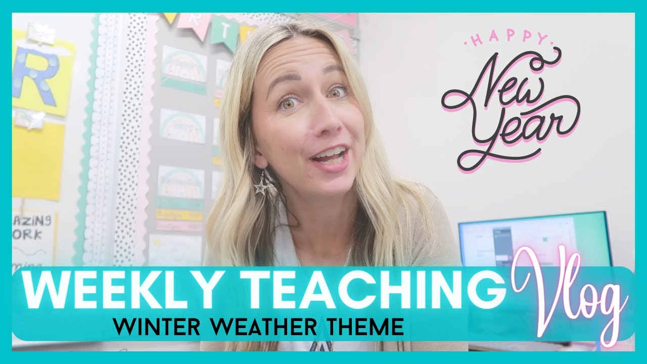 Pre-K Teacher Weekly Vlog | Happy New Year | Winter Theme
