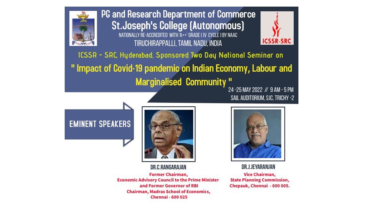 Impact of Covid-19 Pandemic on Indian Economy Labour and Marginalised Community - 24.05.2022 -Day1