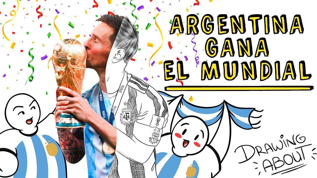 ¡ARGENTINA GANA EL MUNDIAL QATAR 2022! | Draw My Life