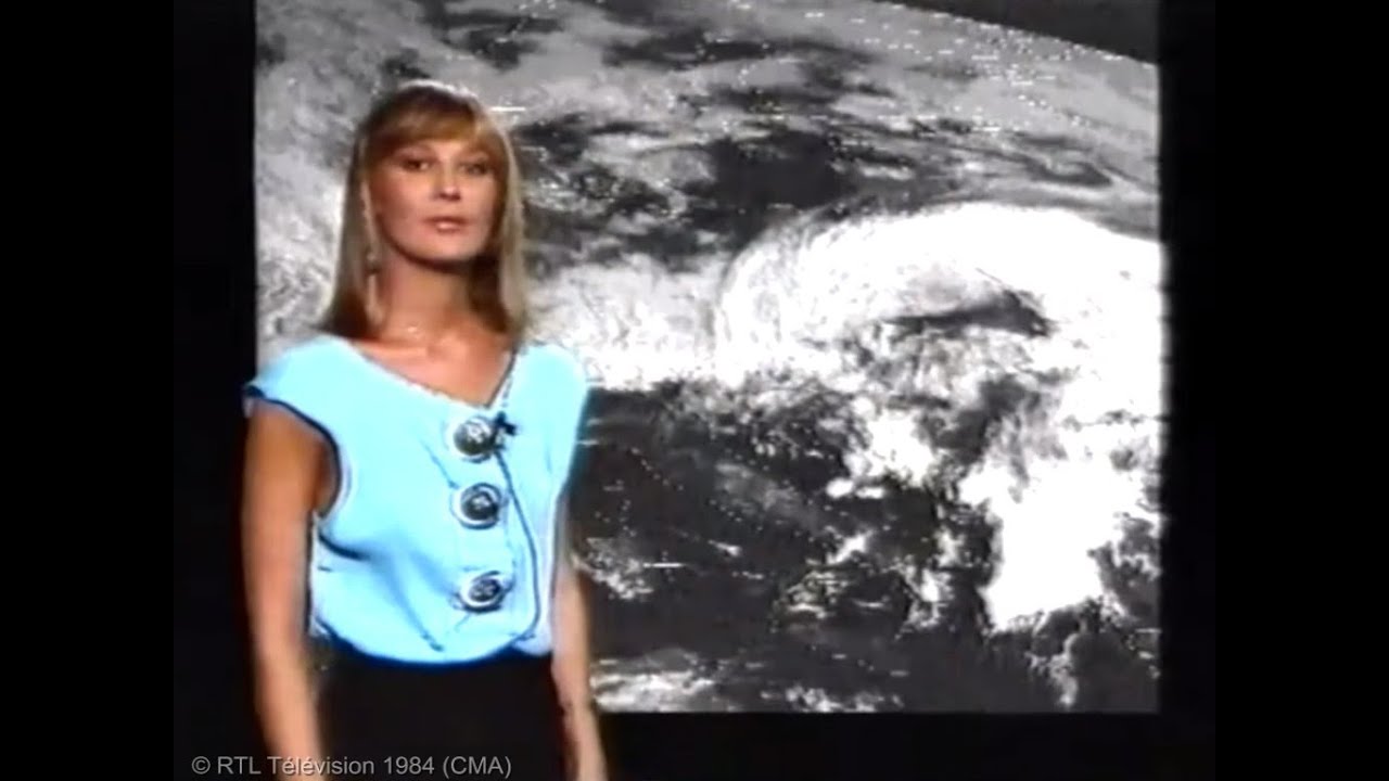 Anouchka présente le bulletin météo sur le canal 27 (1984)